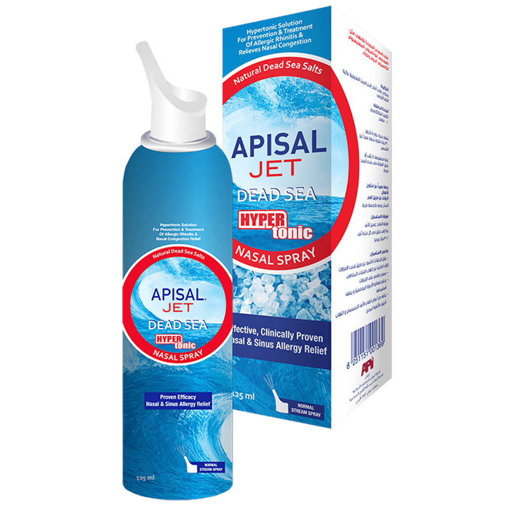 APISAL JET DEAD SEA HYPERTONIC N/S 125ML