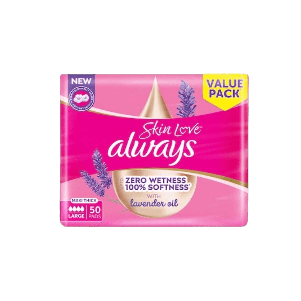 ALWAYS MAXI THICK LARE SOFT 50 PADS