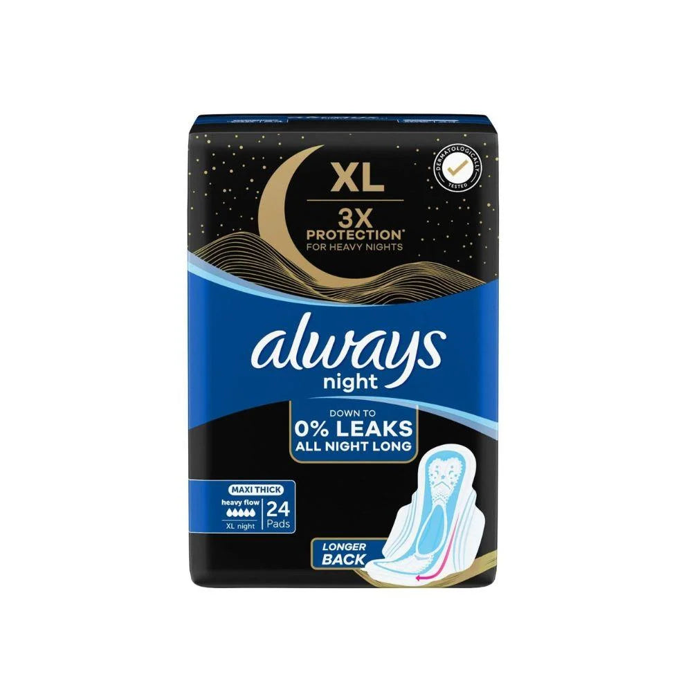 ALWAYS NIGHT 24 PADS