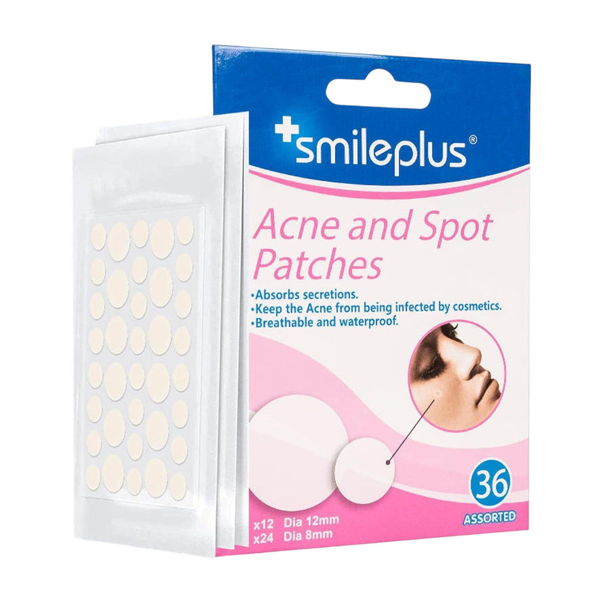 SMILEPLUS ACNE AND SPOT PATCHES 36PCS