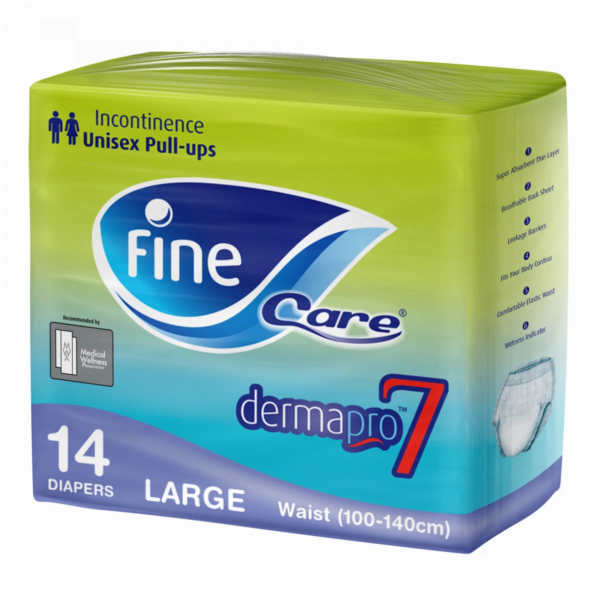 FINE CARE UNDERWAER UNISEX NEW L 14