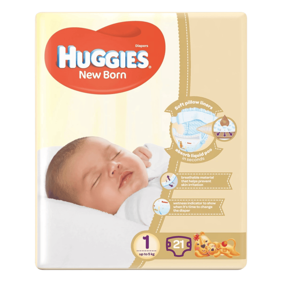 HUGGIES 1 21 DIAPERS