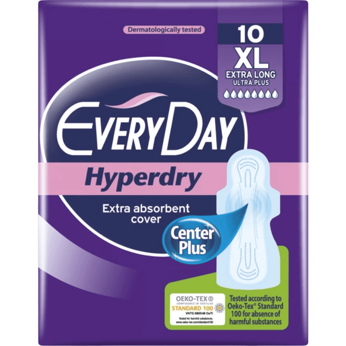 EVERYDAY HYPERDRY EXTRA LONG ULTRA PLUS 10PCS
