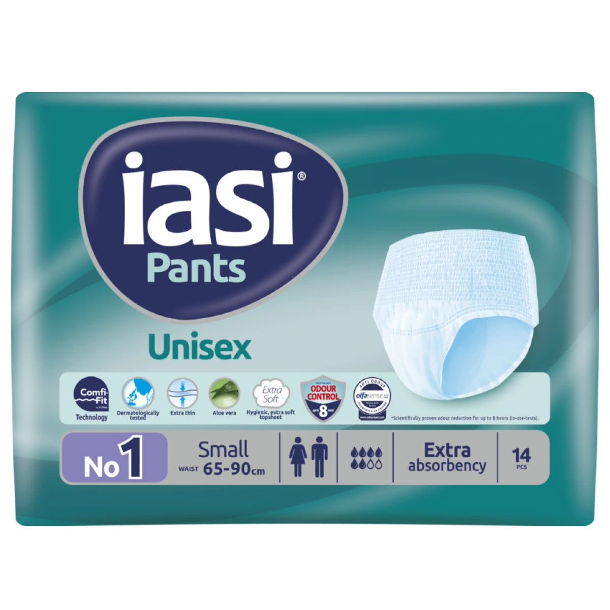 IASI PANTS 1 SMALL 14PCS