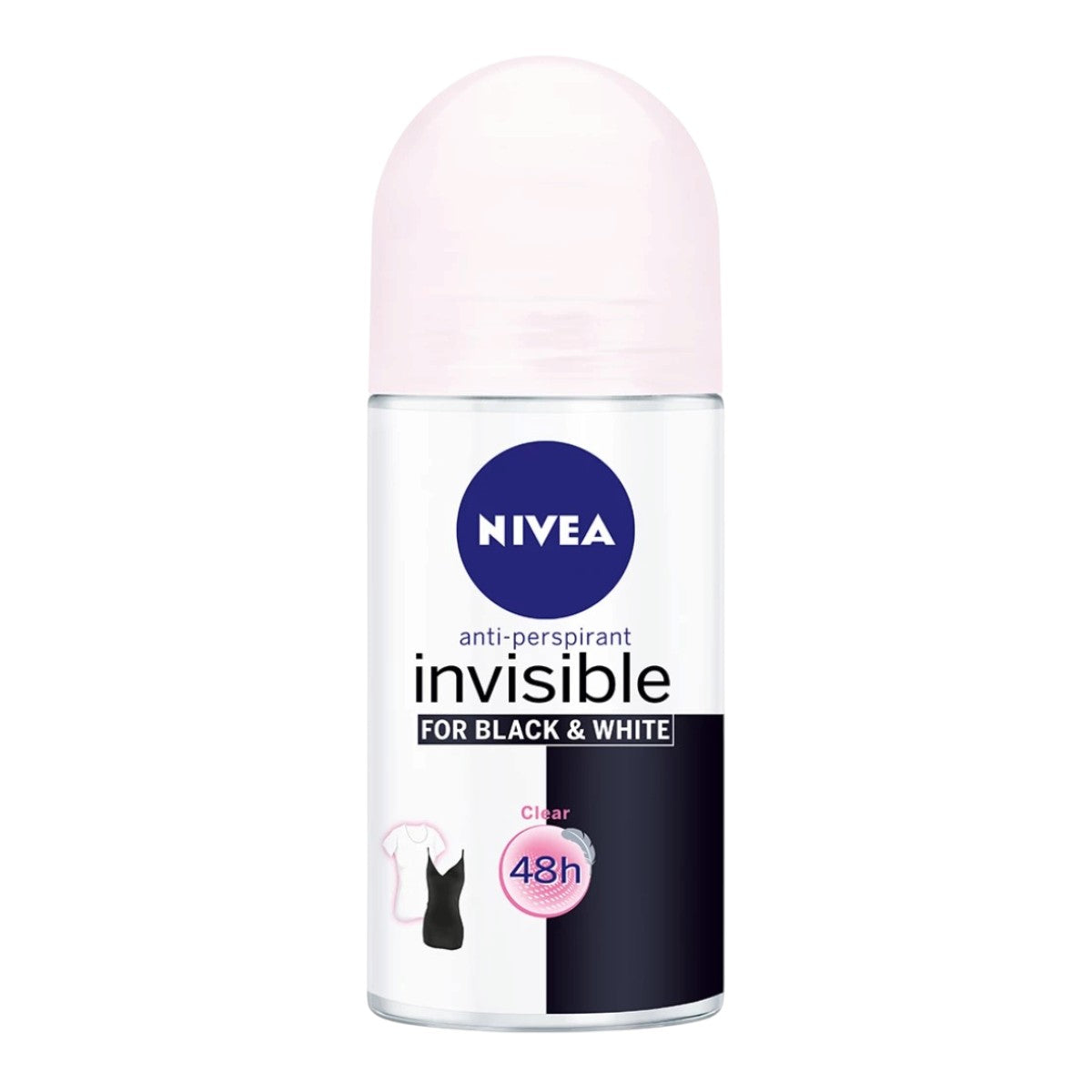 NIVEA BLACK&WHITE INVISIBLE CLEAR ROLL ON DEO 50ML