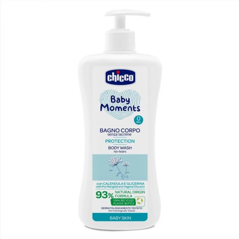 CHICCO BABY MOMENTS BODY WASH 750ML