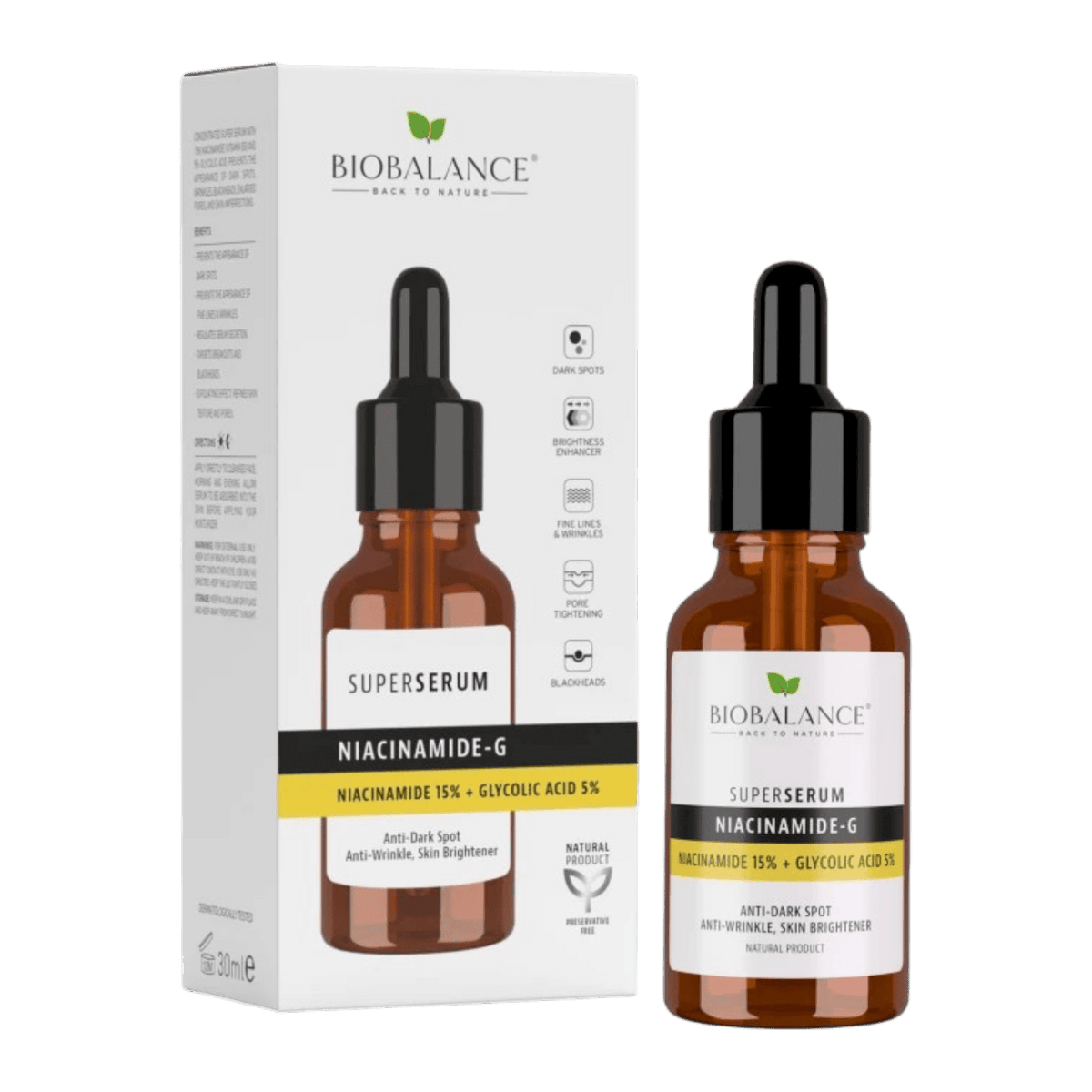 BIO BALANCE NIACINAMIDE-G RSERUM 30ML