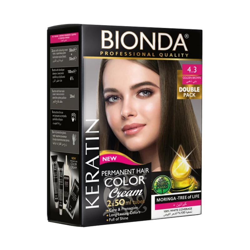 BIONDA PERMANENT HAIR COLER 4.3