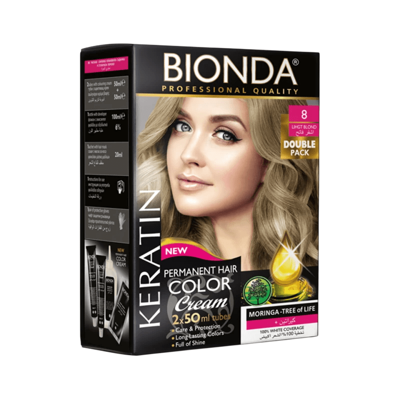 BIONDA PERMANENT HAIR COLER 8
