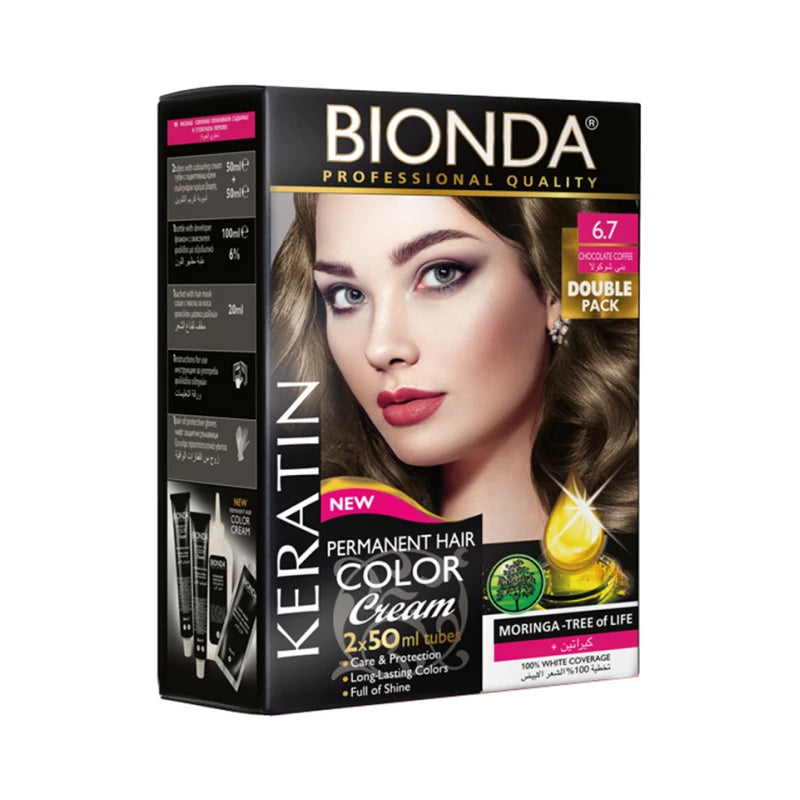 BIONDA PERMANENT HAIR COLER 6.7
