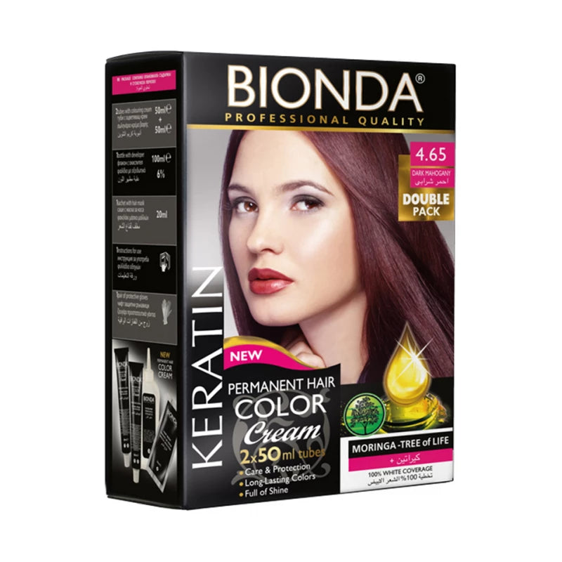 BIONDA PERMANENT HAIR COLER 4.65