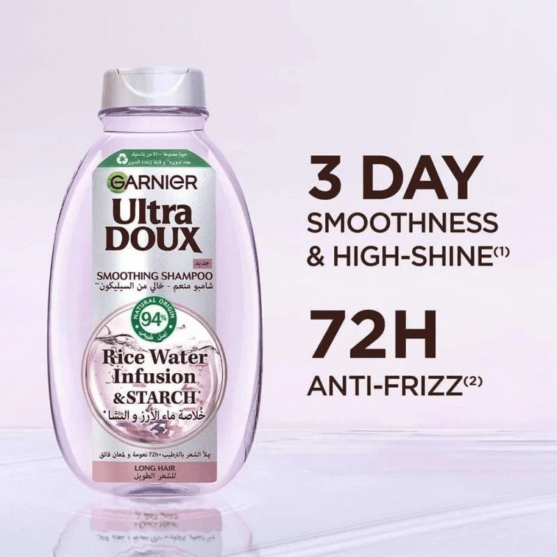 GARNIER ULTRA DOUX SMOOTHING SHAMPOO 400ML