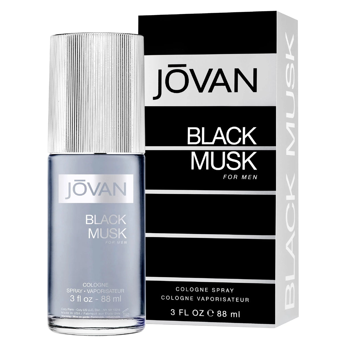 JOVAN BLACK MUSKFOR MEN COLOGNE 88ML