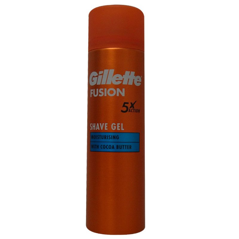 GILLETTE FUSION SHAVE GEL WITH COCOA BUTTER 200 ML