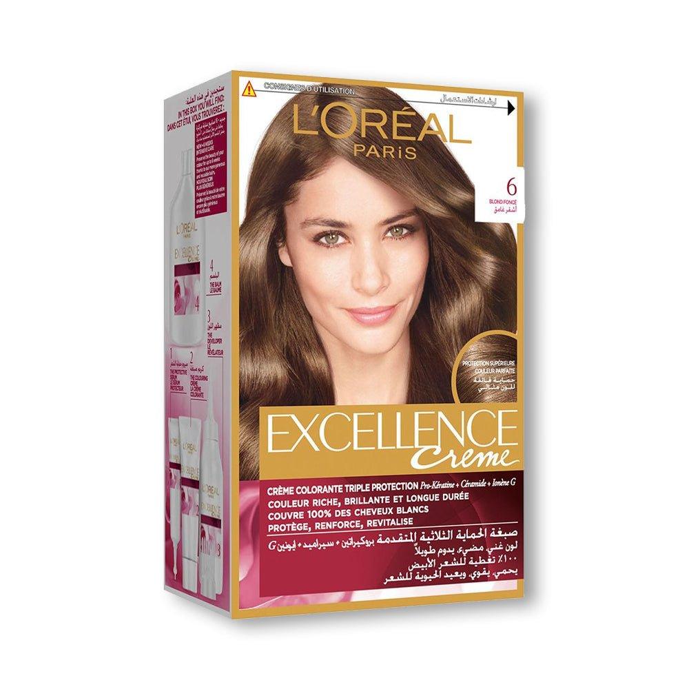 LOREAL HAIR COLOR EXCELLENCE CREME 6