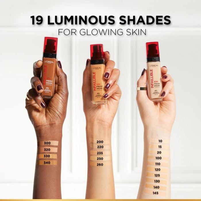 L-OREAL PARIS INFALLIBLE 24H FRESH WEAR FOUNDATION 120 VANILLA 30 ML