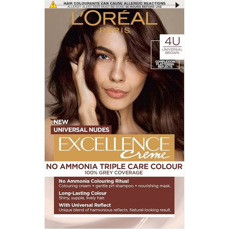 LOREAL HAIR COLOR EXCELLENCE CREME 4U