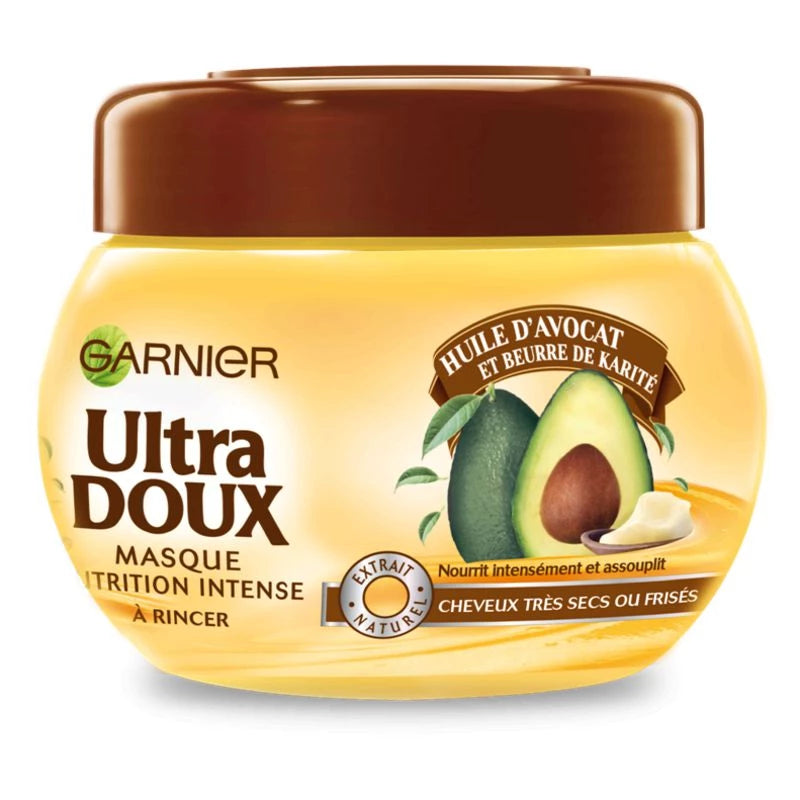 GARNIER ULTRA DOUX AVOCADO OIL& SHEA BUTTER MASK 300ML