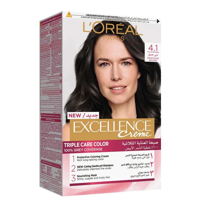 LOREAL HAIR COLOR EXCELLENCE CREME 4.1