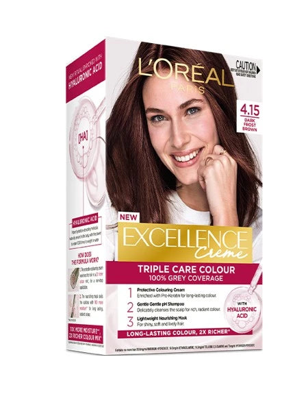 LOREAL HAIR COLOR EXCELLENCE CREME 4.15
