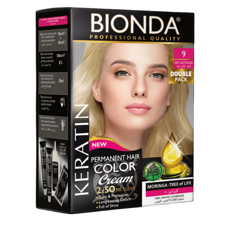 BIONDA PERMANENT HAIR COLER 9