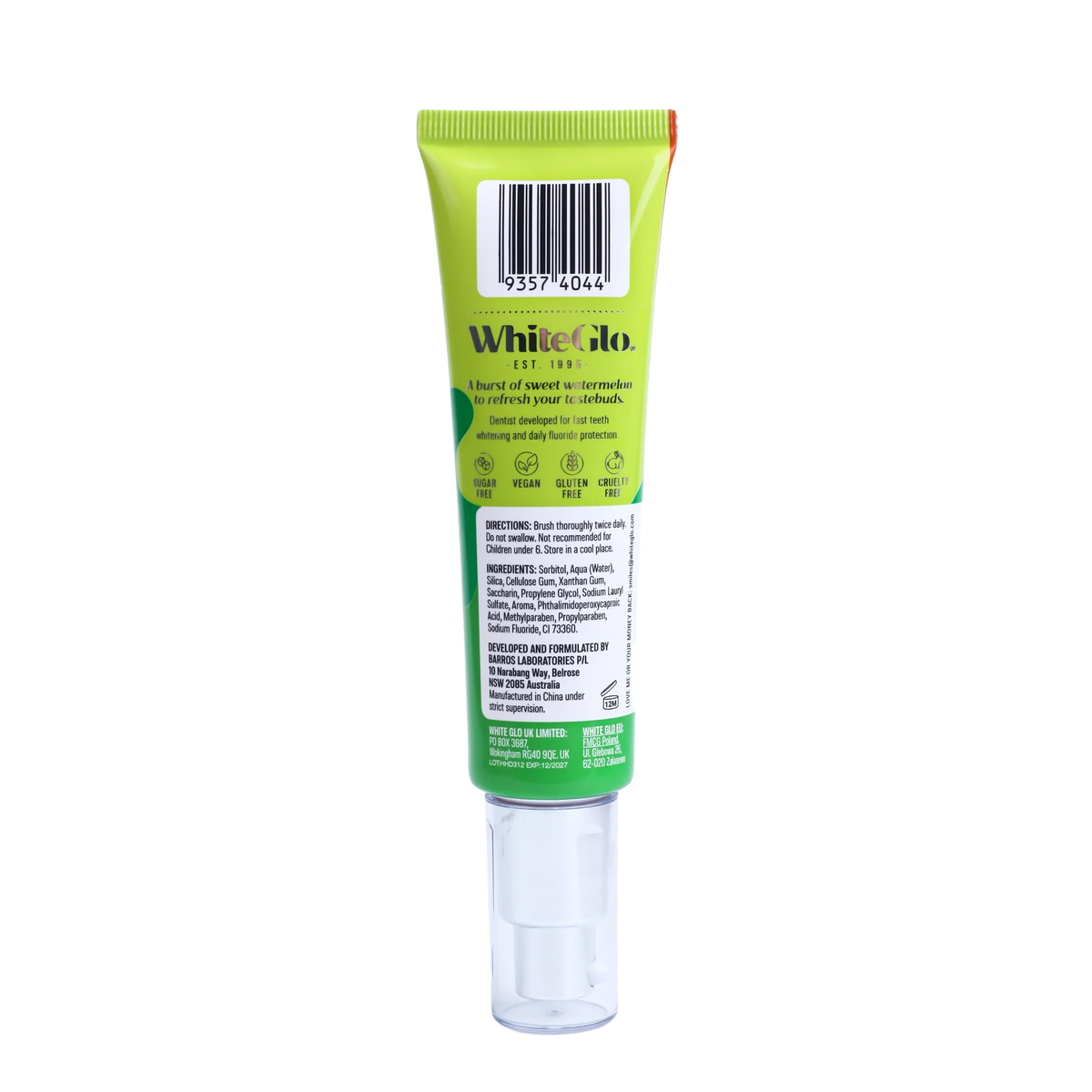 WHITE GLO JUICY WATERMELON T.P 70G
