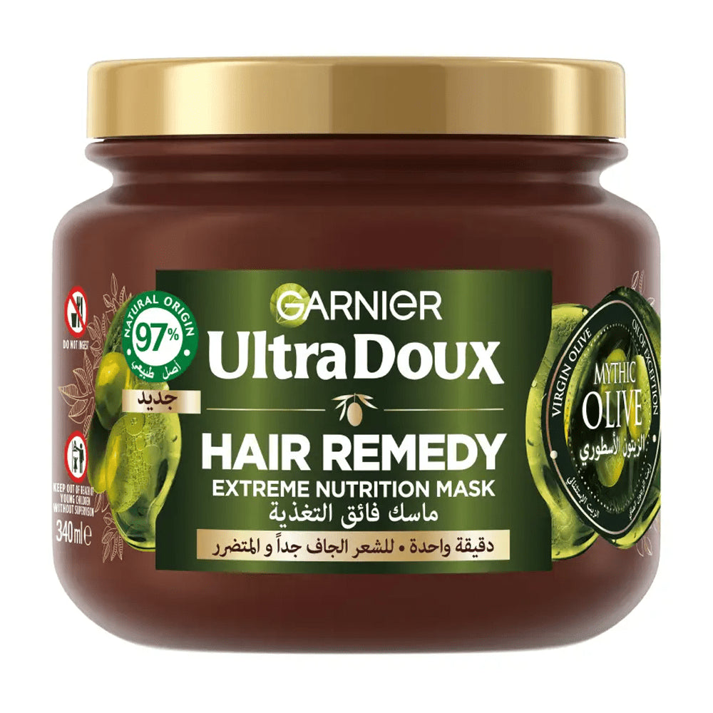 GARNIER ULTRADOUX HAIR REMEDY MYTHIC OLIVE MASK 340ML