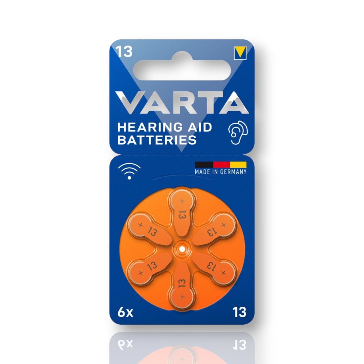 VARTA HEARING AID 13 6X BATTERIES