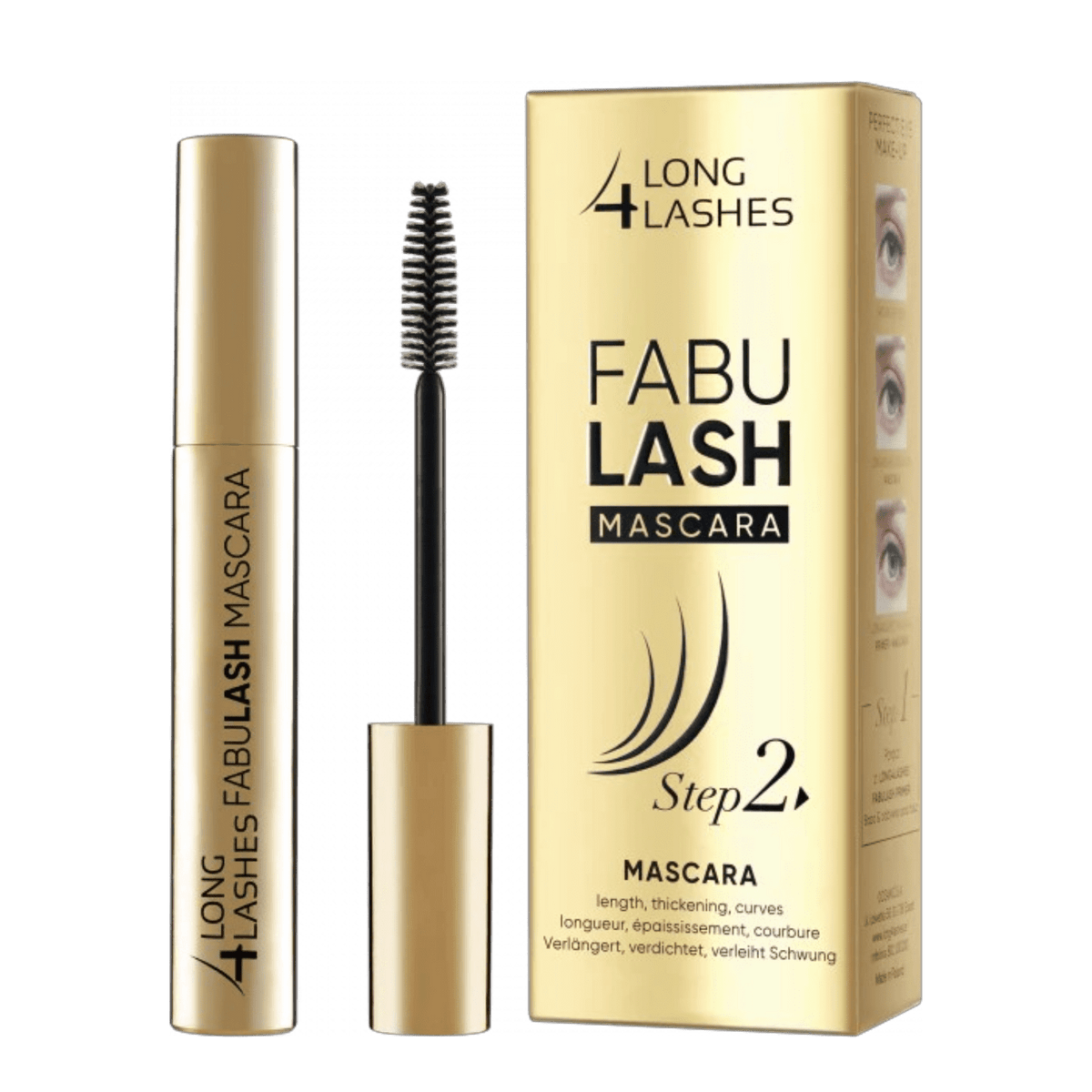 LONG 4 LASHES FABU LASH MASCARA STEP 2 10G