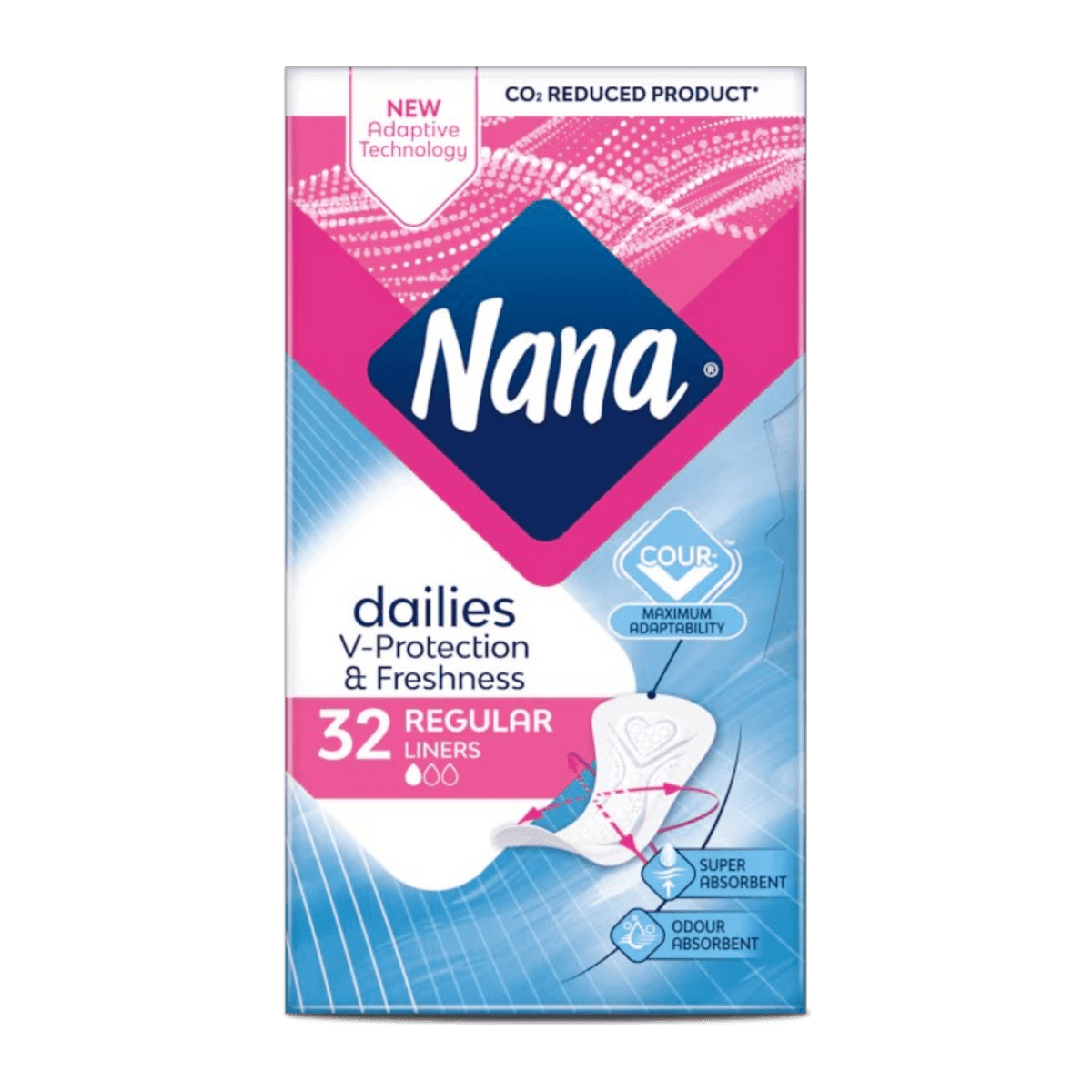 NANA DAILIES FRESH PANTYLINER 32PCS