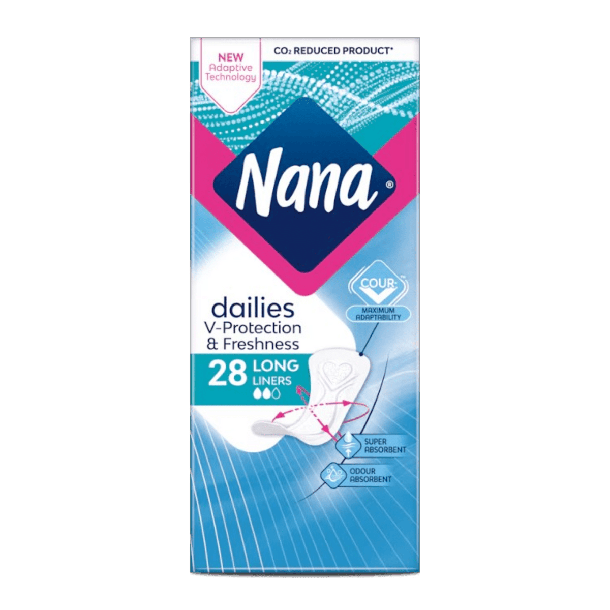 NANA DAILY FRESH LONG PANTYLINER 28PAD