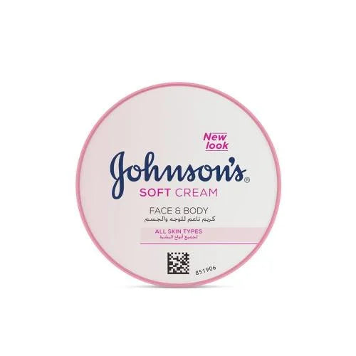 JOHNSON SOFT CREAM FACE& BODY JAR 300ML
