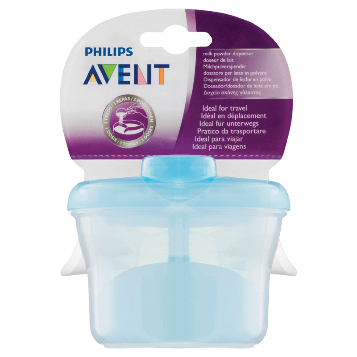 AVENT MILK POWDER DISPENSER BLUE