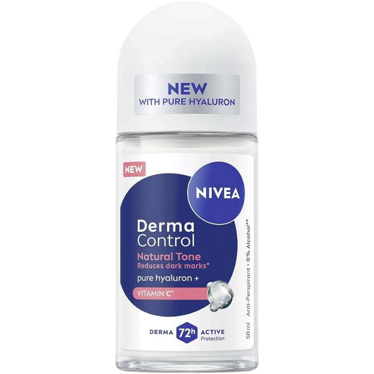 NIVEA DERMA CONTROL NATURAL TONE ROLL ON DEO 50ML