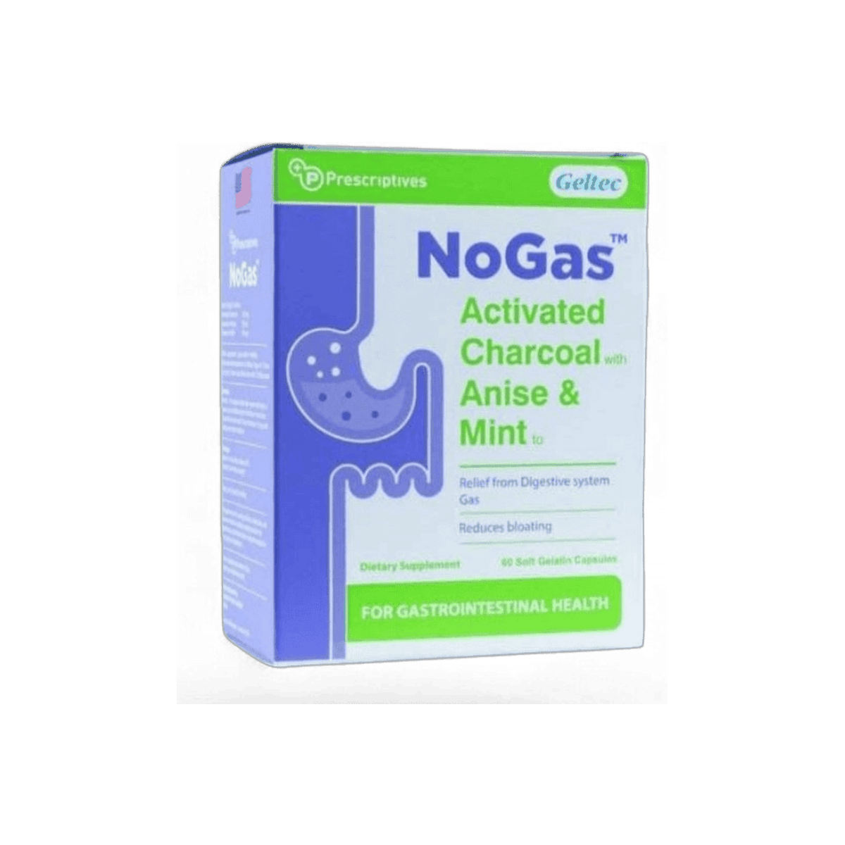 GELTEC NO GAS 60CAP