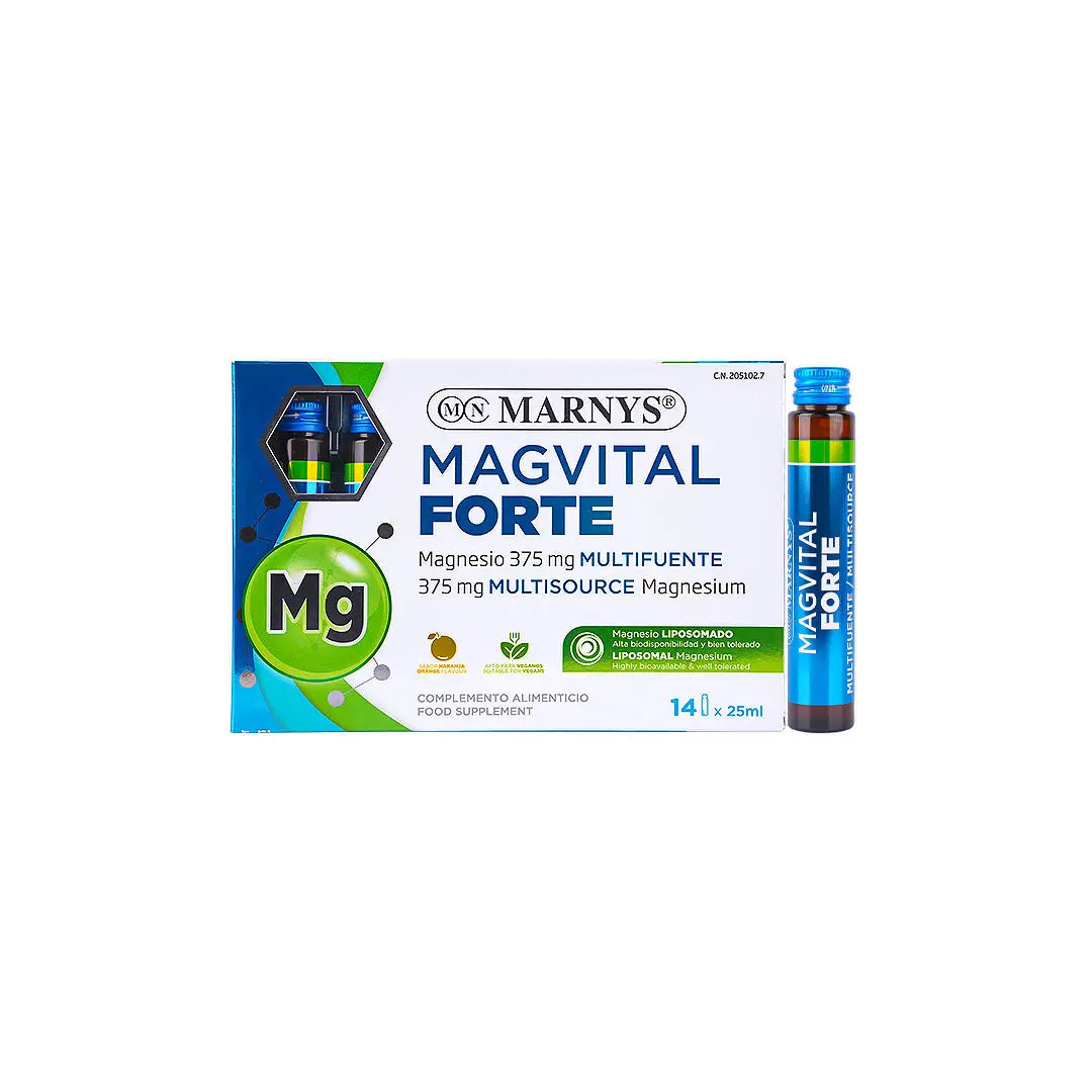 MARNYS MAGVITAL FORTE 375MG 14AMP
