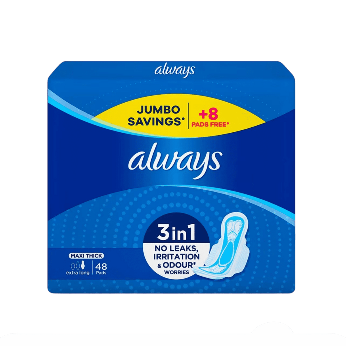 ALWAYS MAXI THICK EXTRA LONG 48PADS