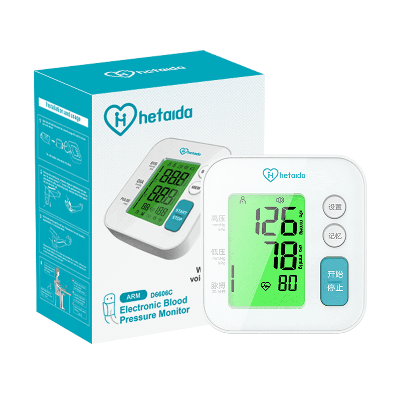 HETAIDA ELECTRONIC BLOOD PRESSURE MONITOR