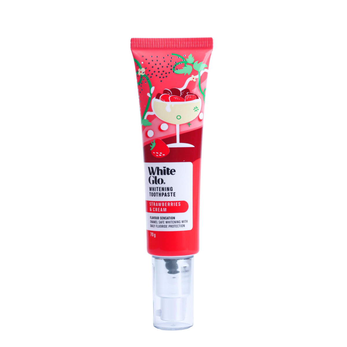 WHITE GLO STRAWBERRIES&CREAM T.P 70G