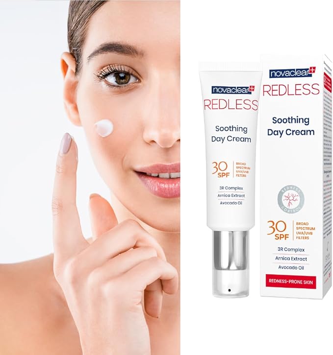 NOVACLEAR REDLESS SOOTHING DAY CREAM SPF30 50ML