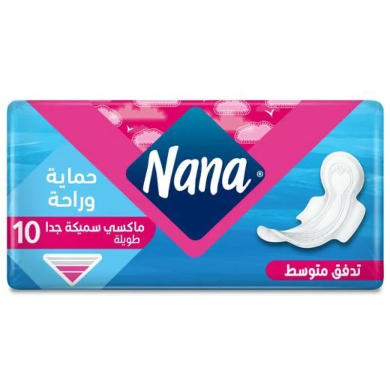 NANA MAXI PLUS NORMAL WINGS 10PAD