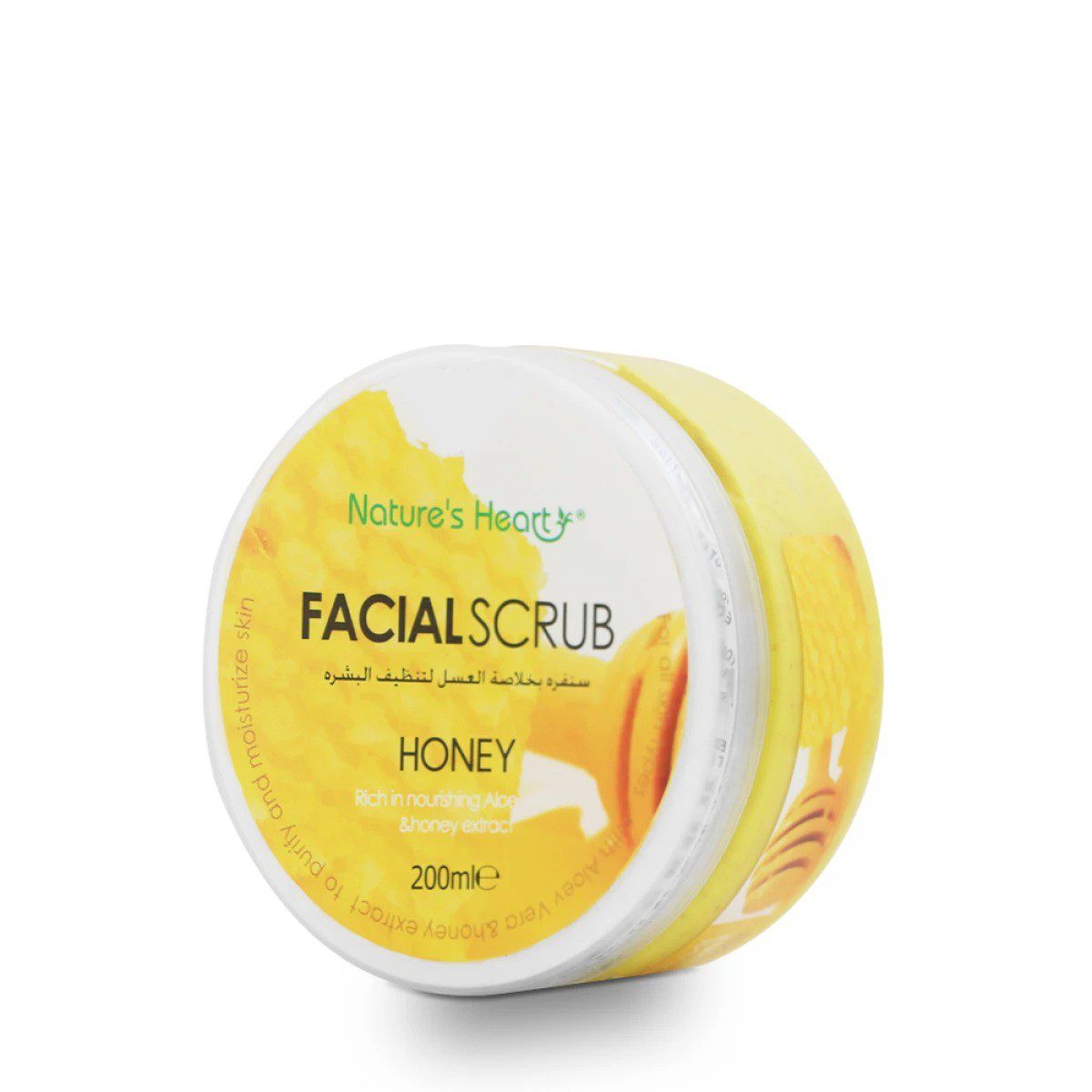 NATURES HEART FACIAL SCRUP HONEY 200ML