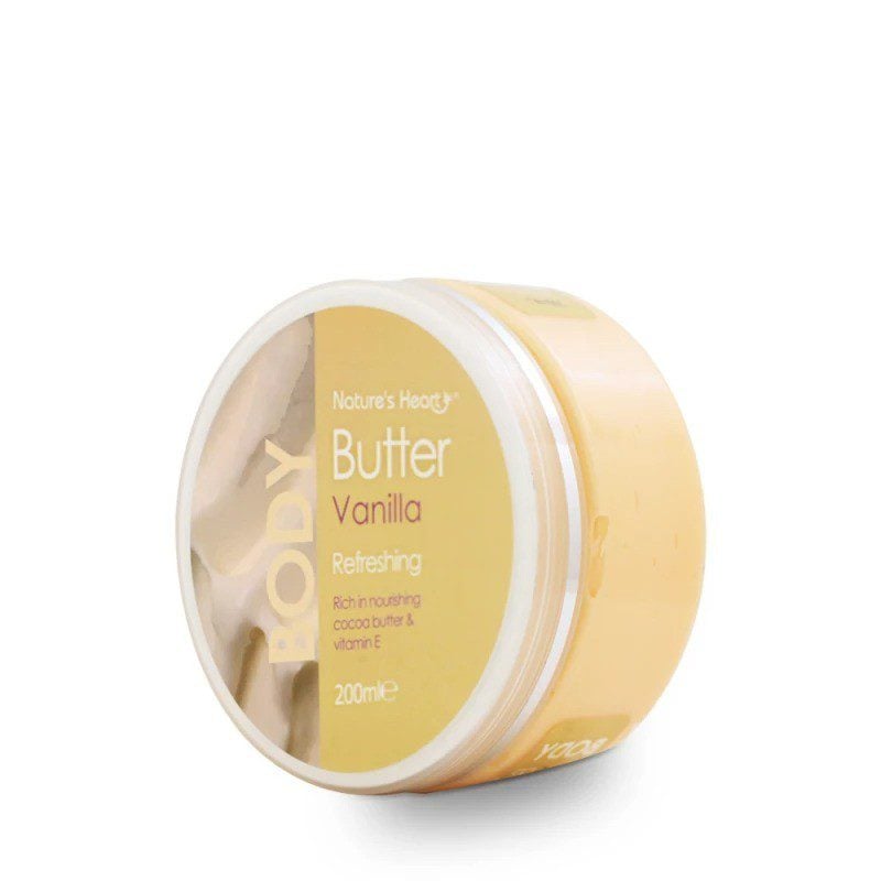 NATURES HEART BODY BUTTER VANILLA 200ML