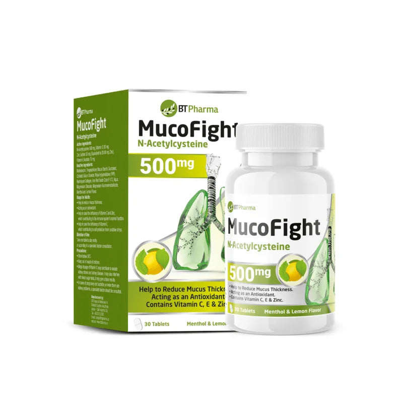 BT PHARMA MUCOFIGHT 500MG 30TAB