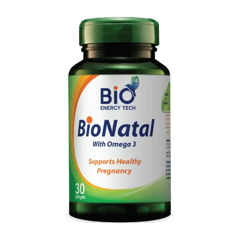 BIOENERGY BIONATAL WITH OMEGA 3 30 SOFTGEL CAP