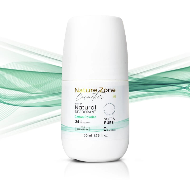 NATURE ZONE COTTON POWDER ROLL ON 50ML