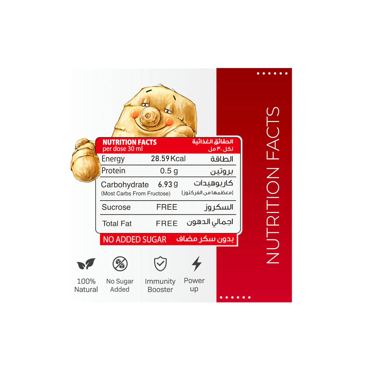 GINGER PEOPLE GINESNG SHOT GINGER&HONEY 30ML