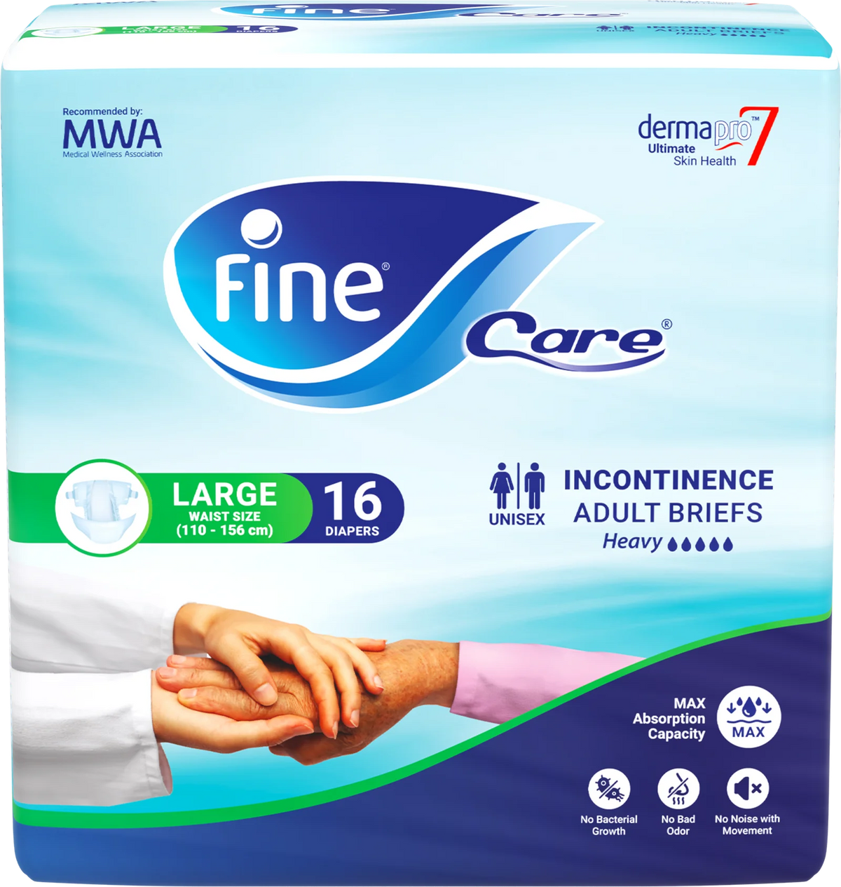 FINE CARE ADULT INCONTINECE L 16 DIAPERS