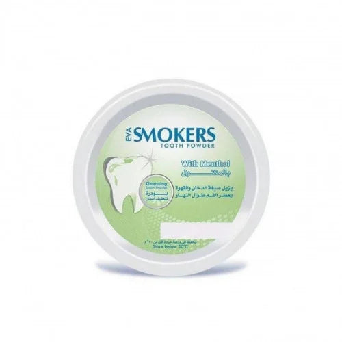 EVA SMOKERS TOOTH POWDER WITH MENTHOL 40G
