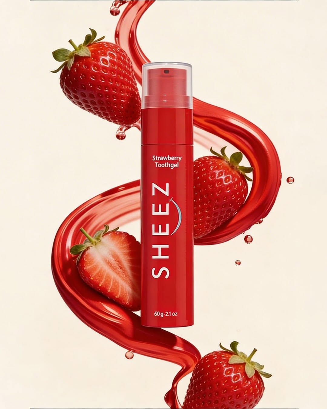 SHEEZ STRAWBERRY TOOTHGEL 60G